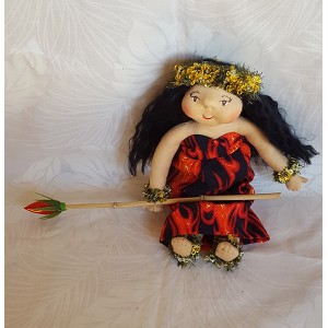 Huggable Hawaiian Art Doll Pele
